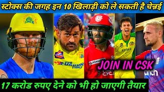 IPL - Maxwell Join in CSK | CSK Offer 17 Cr For These Top 10 Players Before Auction |CSK Buy Players