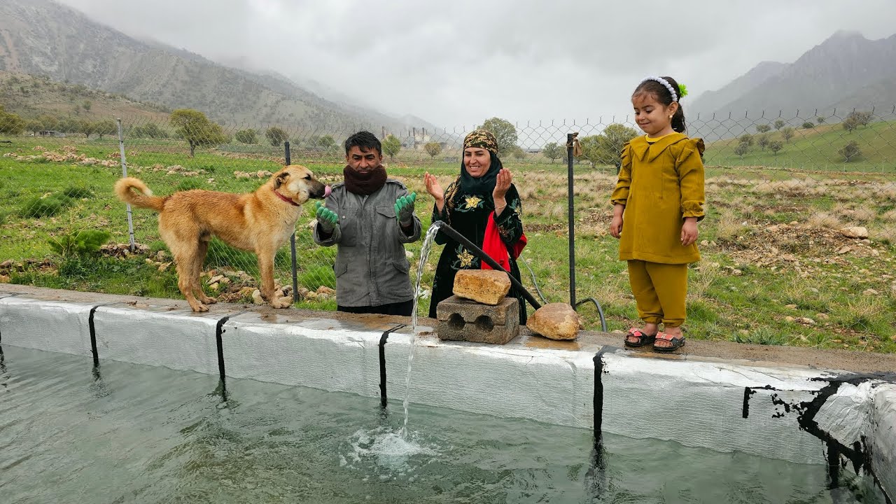 Tears of Joy: Water piping from the top of the mountain to the garden, a distance of 3,000 meters