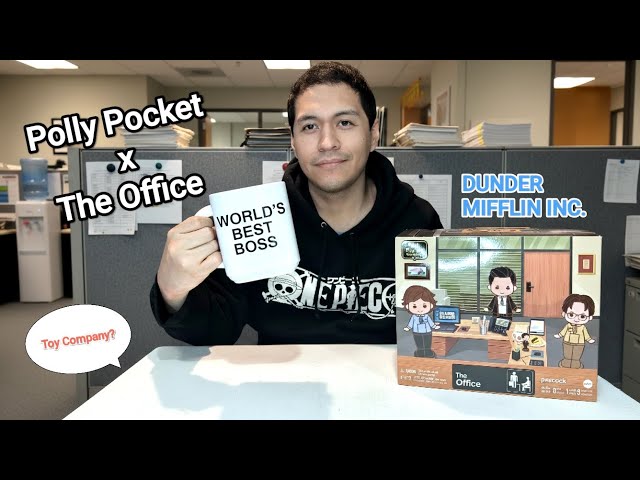 Vídeo relacionado con Polly Pocket x "The Office" Taza de café con seis personajes y nueve accesorios, para Fans y coleccionistas adultos, JCC19
