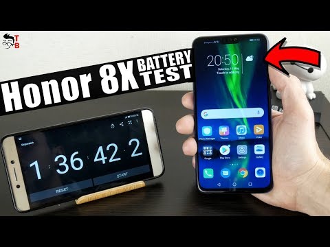 Honor 8X - Battery Drain Test and Charging Time