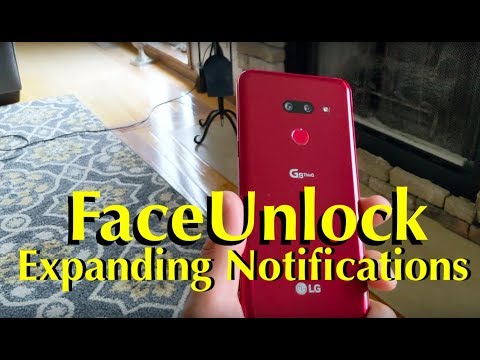 LG G8 ThinQ FaceUnlock & Expanding Notifications