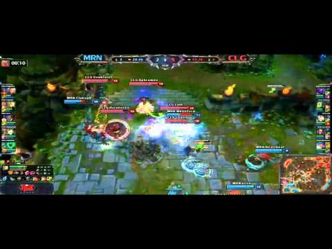 LCS 2013 NA Spring : CLG vs MRN - Amazing comeback!