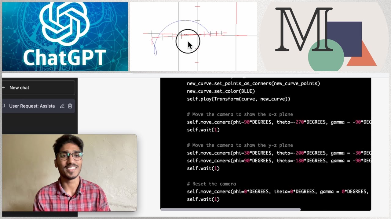 Creating Manim animations using ChatGPT!