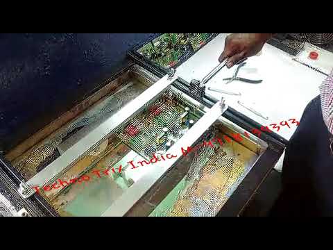 Dip soldering machine, automation grade: manual, text