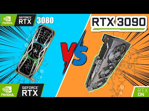 RTX 3080 vs 3090 4K Gaming : Unbox,test and review REAL World
