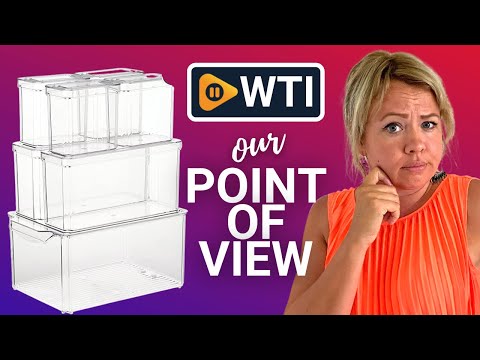 Taiuloo Refrigerator Organizer Bins - WTI product video review