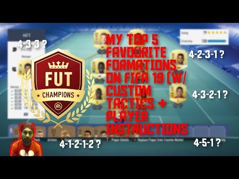 TOP 5 BEST FORMATIONS IN FIFA 19 ULTIMATE TEAM! HOW TO BE SUCCESSFUL IN FIFA 19 FUT CHAMPIONS!