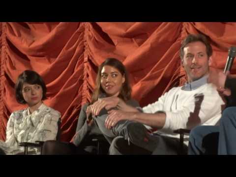 Kate Micucci, Aubrey Plaza, Jeff Baena The Little Hours Q&A 2 of 3