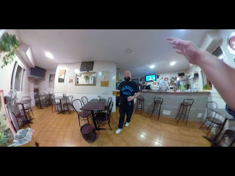 Urban Barcelona. Exploring multi cultural neighbourhood Collblanc. 360 travel vlog 8