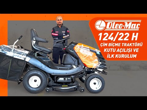 фото газонокосилки с сиденьем oleo-mac om 124/22 h 0