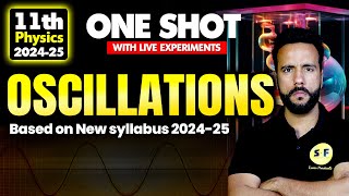 Oscillations One Shot Physics 2024-25 | Class 11th Physics NCERT with Experiment by Ashu Sir