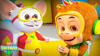 Wash Your Hands, Good Habits for Kids, Learning Videos by Little Tritans