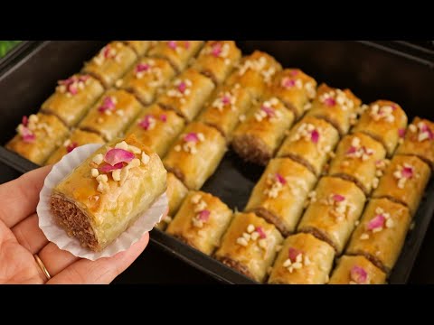 The Turkish desserts that drives the world crazy! crunchy and ready in 10 minutes! no eggs!