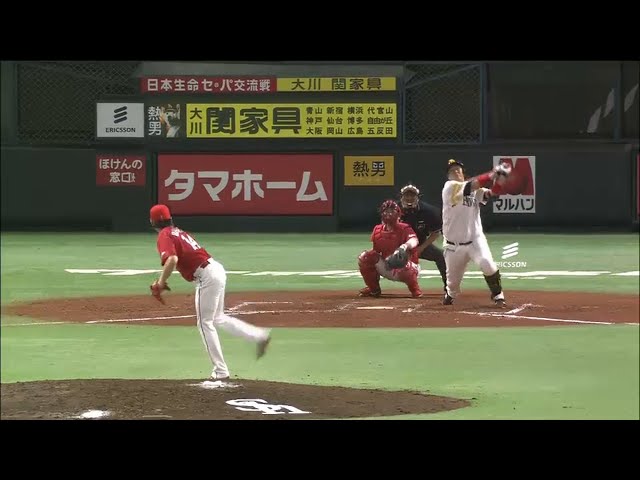 【8回裏】ホークス・李大浩 フェンス直撃の特大タイムリ2ベース!! 2015/6/13 H-C