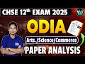 Odia Question Paper Analysis 2025 Viralvideo Chse12th Boardexam