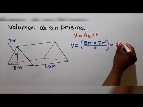 VOLUMEN DE UN PRISMA TRIANGULAR