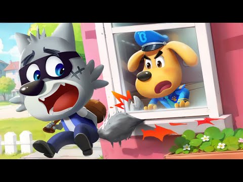 Lock Your Doors And Windows | Safety Tips | Cartoons for Kids | Police Cartoon | Sheriff Labrador