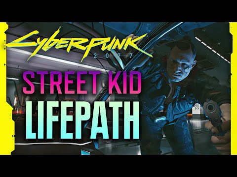 Cyberpunk 2077 - Street Kid Lifepath Intro // Full Prologue All Choices - 4K 60fps