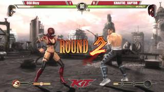 MK9 @ KIT15 - GGA Dizzy (Johnny Cage) vs Khaotic Raptor (Skarlet) [720p/60fps]