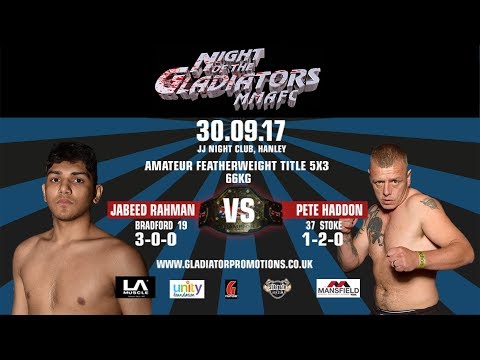 GPUK - Night Of The Gladiators 32: Jabeeb Rahman VS Pete Haddon