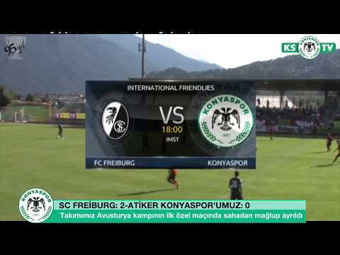 SC Freiburg vs Konyaspor 2-0 Highlights - Friendly match