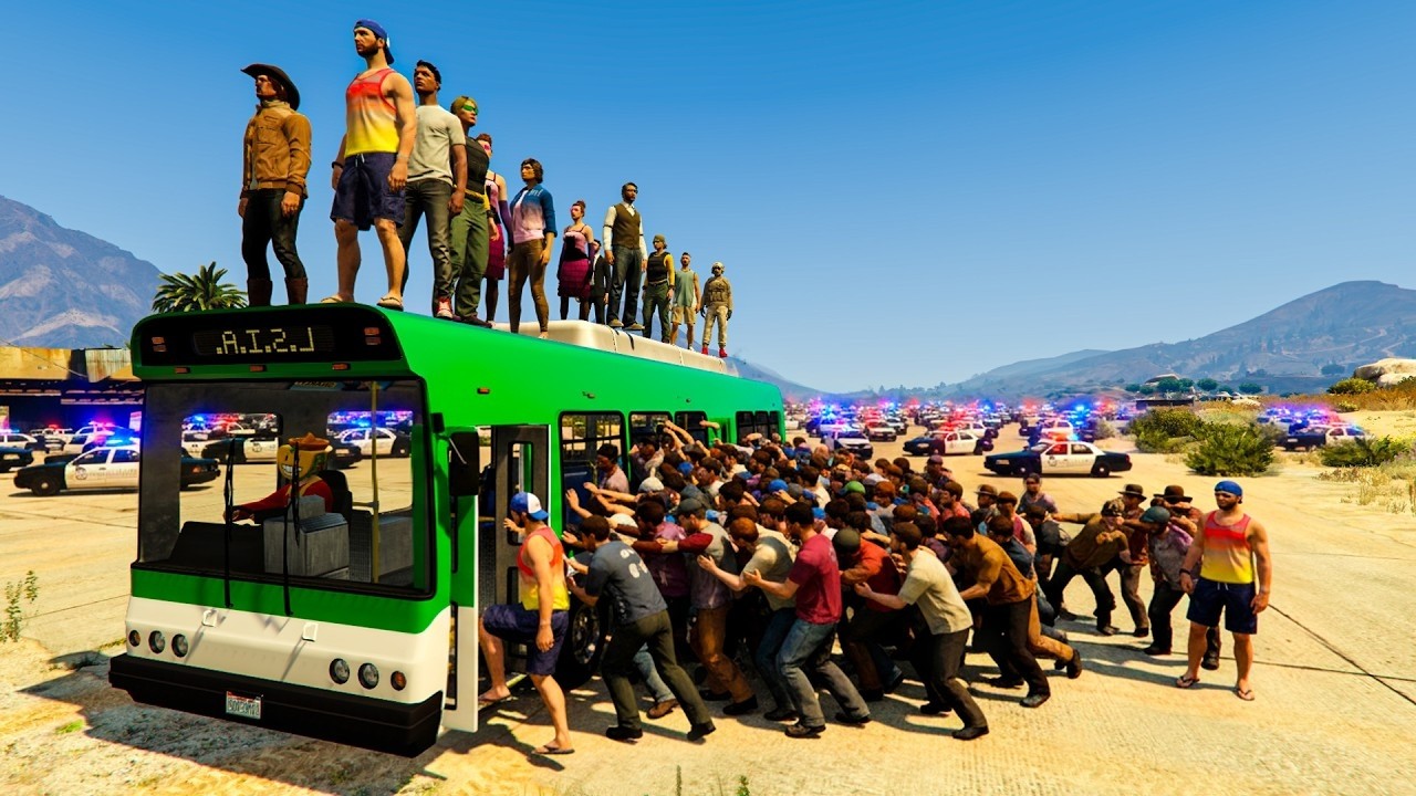 TODOS QUIEREN ENTRAR EN MI BUS