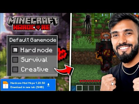Insane Hardcore Mod Now Available for McPe 1.20