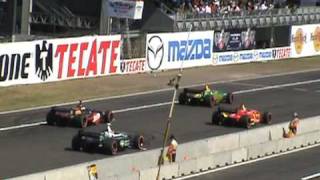 preview picture of video 'Ultima arrancada de la Champ Car mexico 2007'