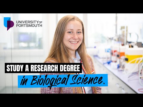 Study a research degree in Biological Sciences