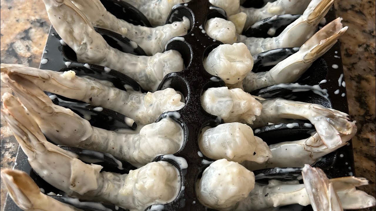 Cast Iron Grilled Shrimp Surf and Turf