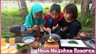 Download lagu Main Masak Masakan Beneran Masak Telur Puyuh Maina... mp3