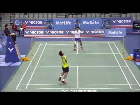 Korean Open 2014 - Top 10 men's singles rallies and shots (Original sound, no music)