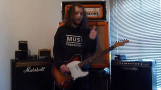 Video thumbnail for 7 Guitars in 7 days - 1986 Fender Telecaster Custom by Dave Simpson