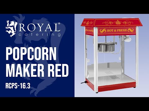 videoposnetek - Popcorn Maker Red – ameriški dizajn