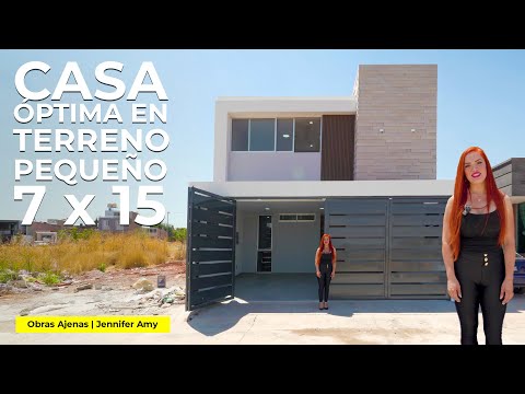 ÓPTIMA CASA con RECÁMARAS AMPLIAS en TERRENO PEQUEÑO en 7 x 15 | Obras Ajenas | Jennifer Amy