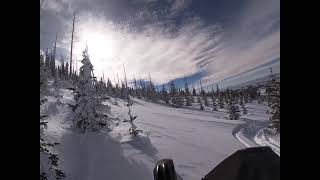CR 500 snow hill climb
