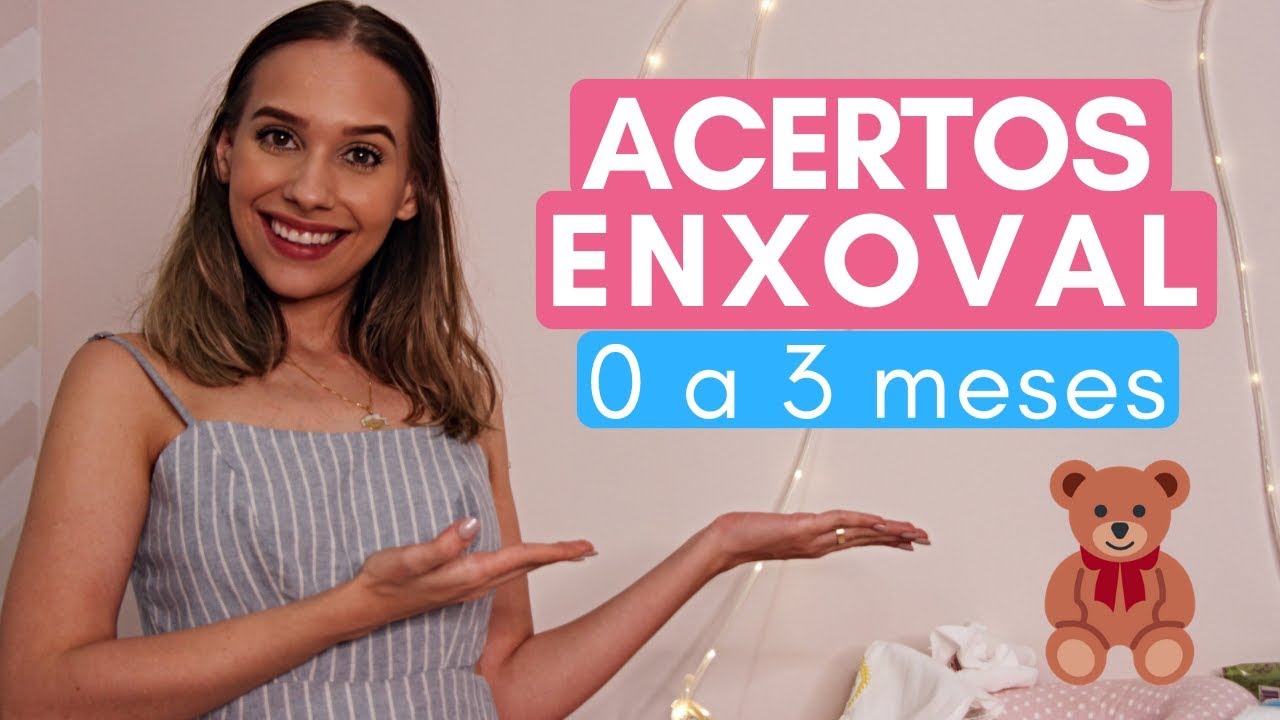 OS MAIS USADOS DO ENXOVAL DO BEBÊ (0 A 3 MESES)