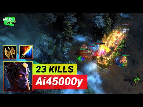 HoN The Dark Lady RUNED CLEAVER with DAWNBRINGER