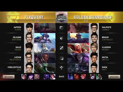 FLY (Wildturtle Lucian) VS GGS (Deftly Kai'sa) Highlights   2018 NA LCS Summer W3D1
