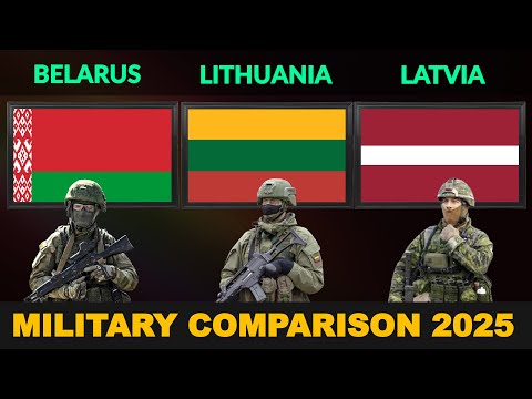 Belarus vs Lithuania vs Latvia Military Power Comparison 2025