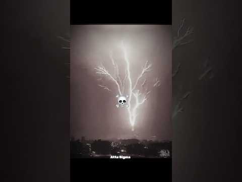 Lightning strike 💀 #trollface #edit #shortvideo #fyp