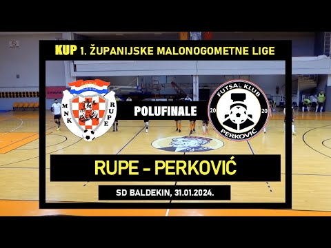 KUP 1. ŽMNL: RUPE - PERKOVIĆ  5:1, 31.01.2024.