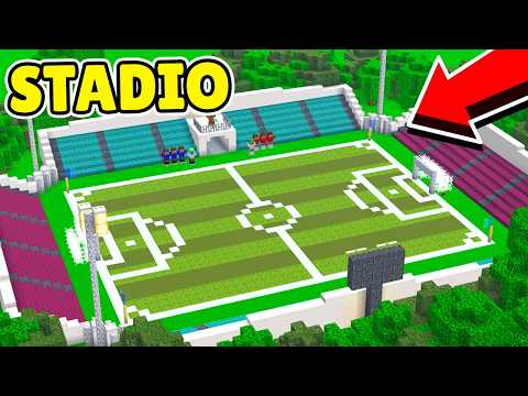 COME FARE UN CAMPO DA CALCIO SU MINECRAFT
