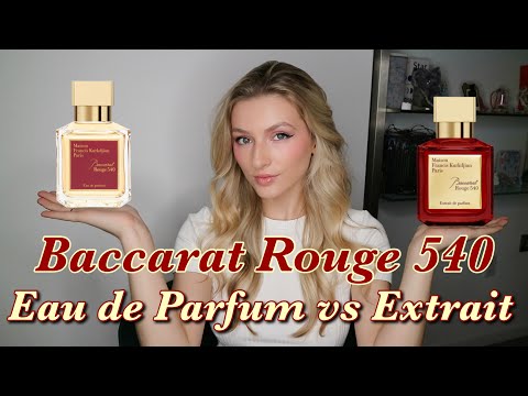BACCARAT ROUGE 540 | Eau de Parfum VS Extrait de Parfum | Lucy Amoratis