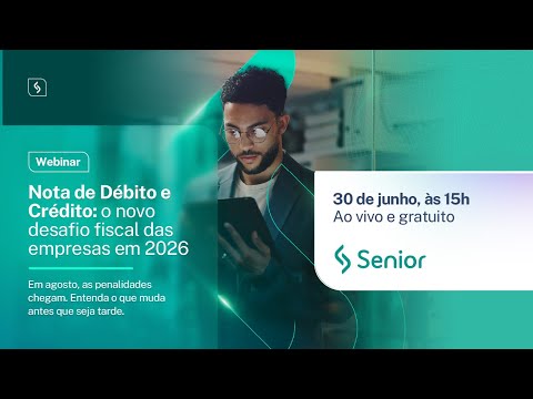 Capa do vídeo: Nota de Débito e Crédito - O novo desafio fiscal das empresas em 2026