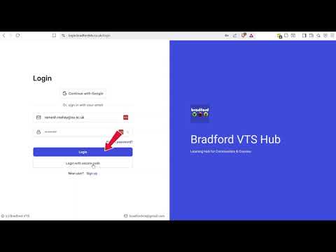 How to log in