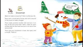For beginners| One story a day| Book 2-25 Snowman