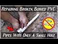 EASILY Repairing Broken PVC Pipes(Least Amount Of Digging)