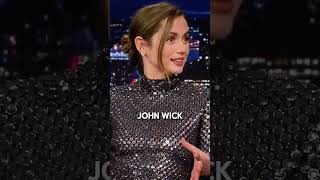 Ana de Armas Tells the Truth About Meeting Keanu Reeves! #shorts