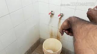HOW TO FLUSH RUSTY CLOGED BUILDING WATER PIPE LINE